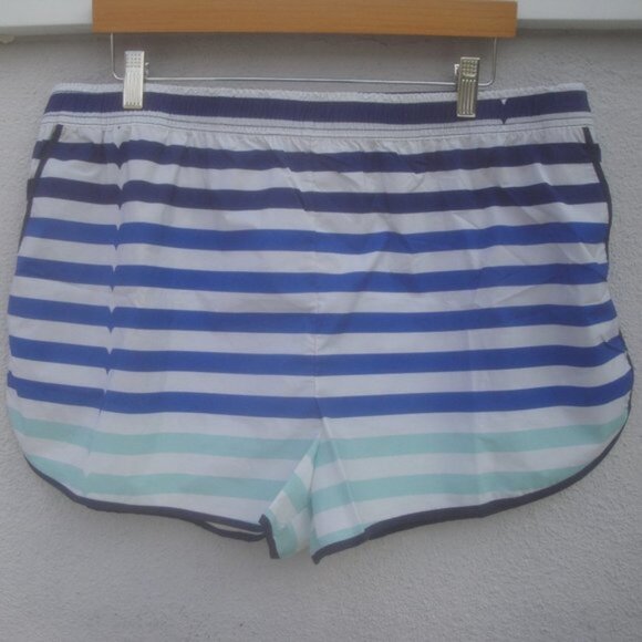 Hunter Target Women's Size 1X Drawstring Athletic Nylon Shorts Navy Blue - Picture 4 of 5